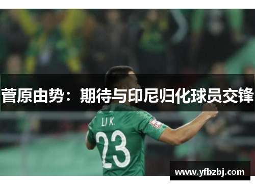 菅原由势:期待与印尼归化球员交锋